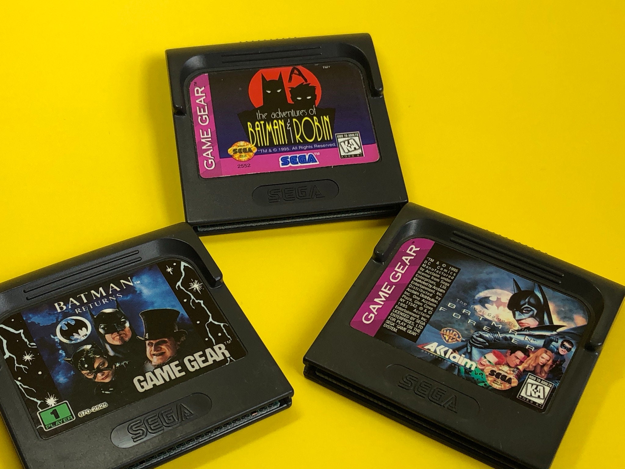 Sega Game Gear Cartridges Etsy