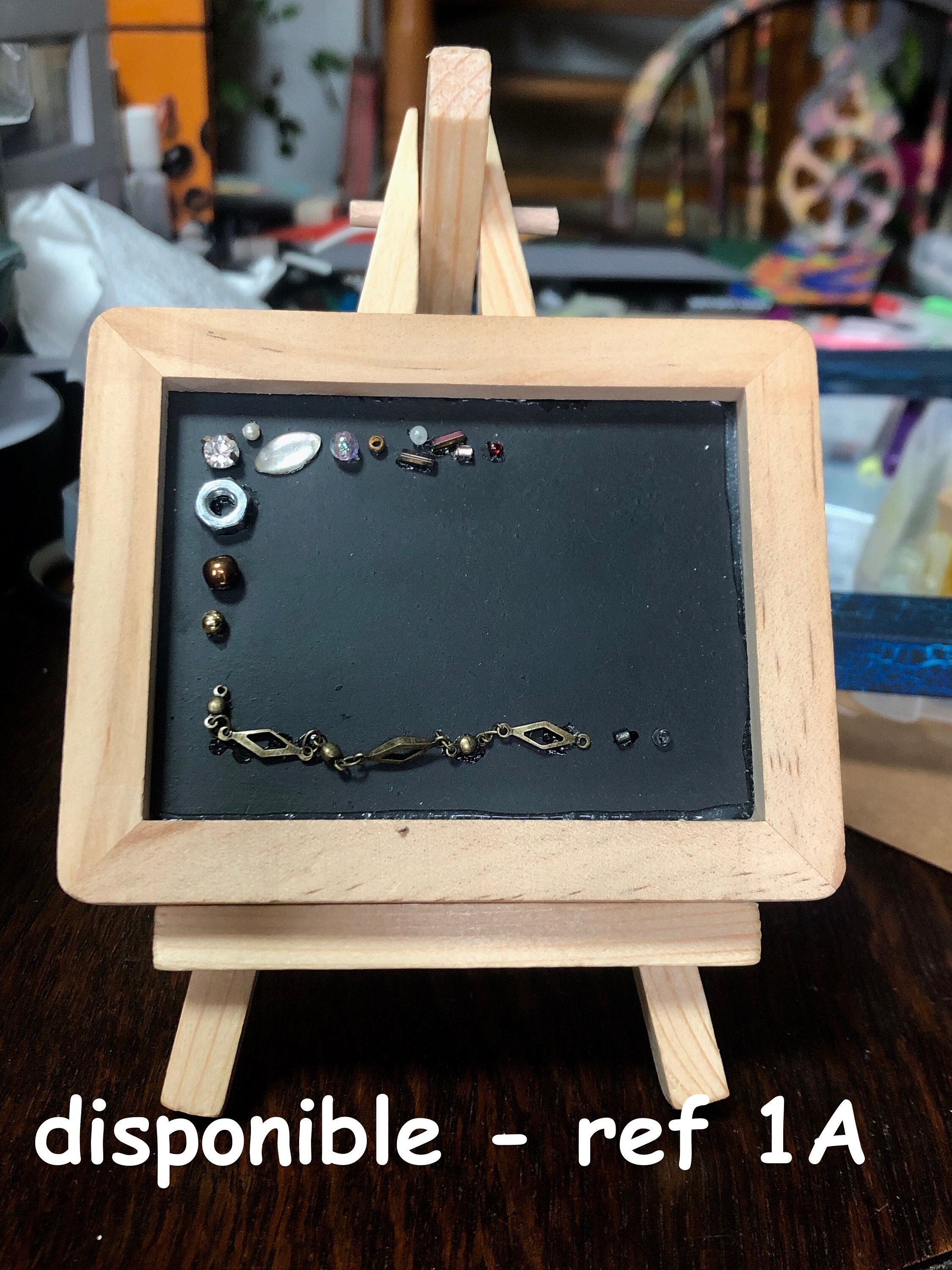 Mini Tableau Ardoises Petits Plaisirs Perles et Divers