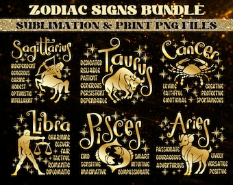 Zodiac Signs Png - Etsy