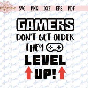 Funny Gamers Quote SVG, Gift For Gamer SVG, Gaming Humor SVG, Craft Ideas for Gamers png, Cut Files for Cricut, Silhouette Dxf image 1