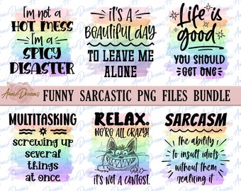 Lustiges PNG-Bundle, Regenbogen Sublimationsdesigns (Digitaldruck)