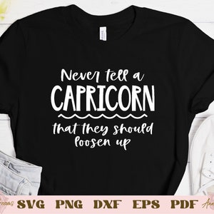 Dierenriem SVG, Steenbok SVG, Sterrenbeelden SVG, Cadeau voor Steenbok Png, Steenbok Verjaardagscadeau Svg, Cricut Cut Files, Silhouet Cameo Dxf