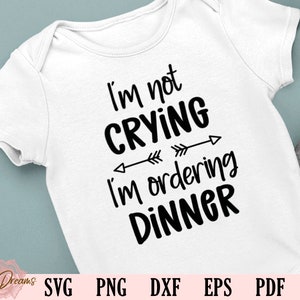 Baby Saying SVG, Grappige Baby&#39;s Quote SVG, Baby Onesie SVG, Pasgeboren Shirt Png, Schattige Baby Svg, Trendy Onesies Png, Cut File Voor Cricut