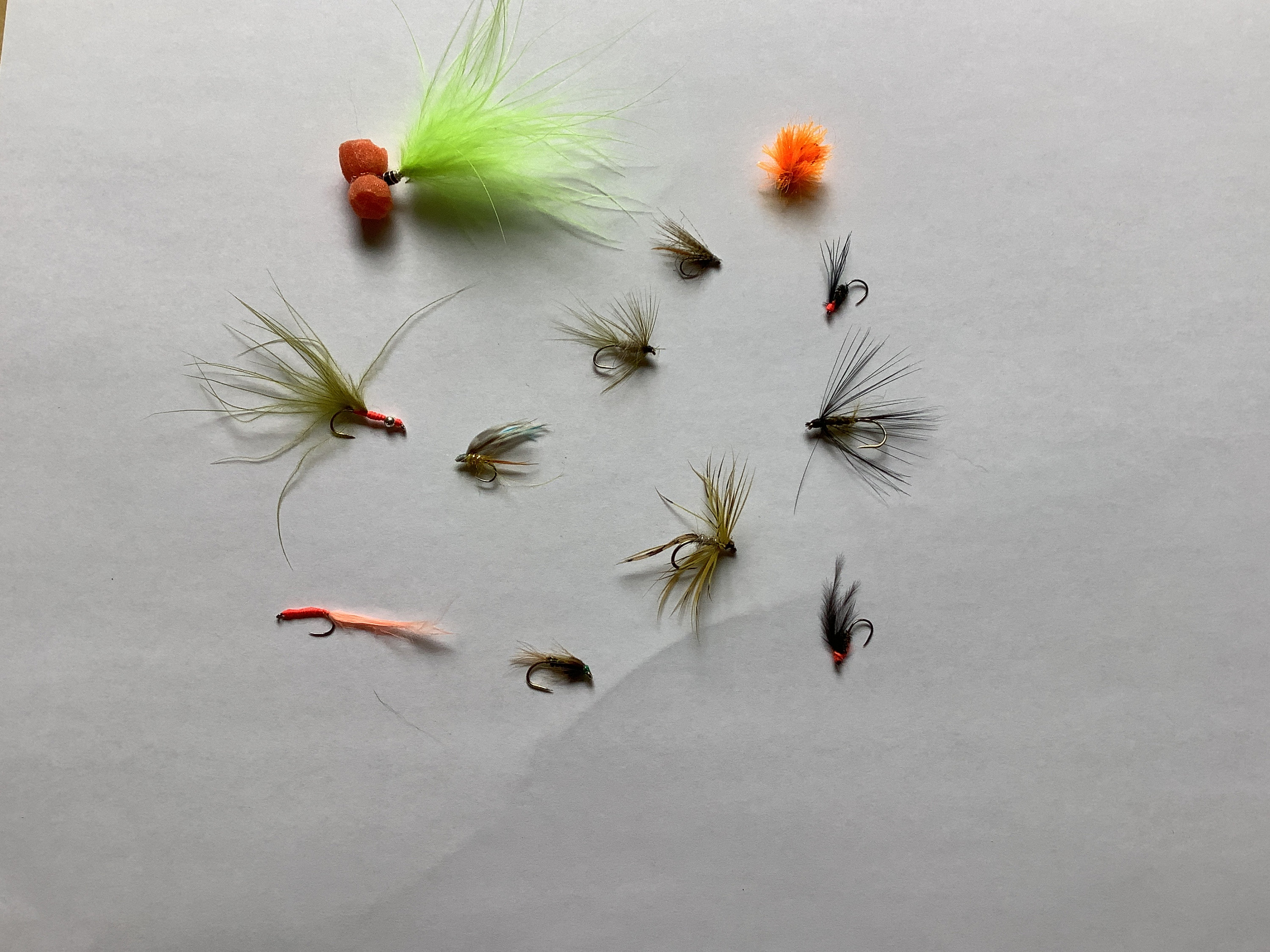Assortment of hand tied flies pack of 12 Etsy
