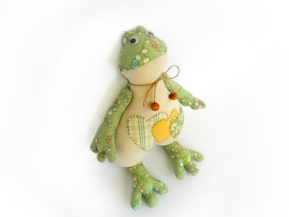 Funny Frog Frog Doll Rag Frog Toad Toy Stuffed Animal Textile Doll Interior  Toy 