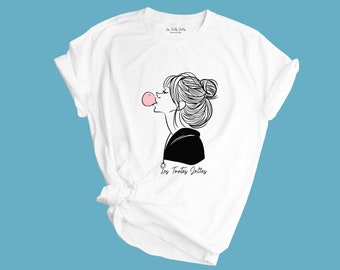 Women's T-shirt "Chewing gum bubble"