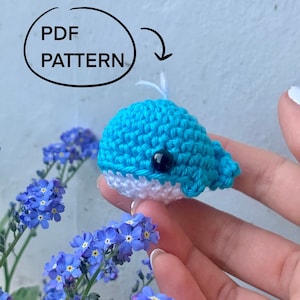 Whale Amigurumi, PDF Pattern ITA/ENG