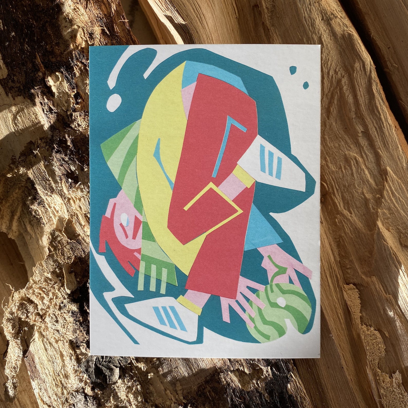 Collage Postcards | Etsy