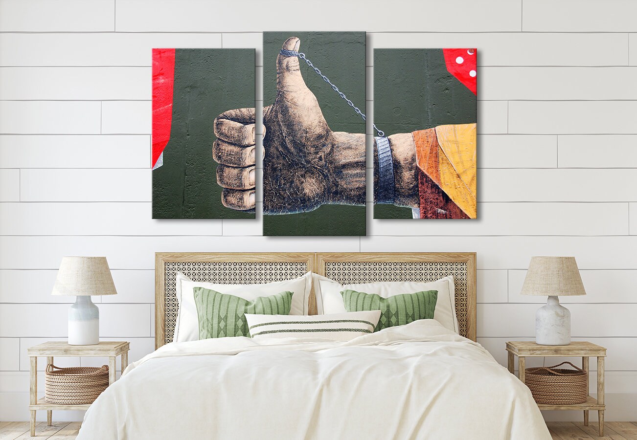 Hand Canvas Painting Wall Prints Art on Canvas Home Decor Etsy
