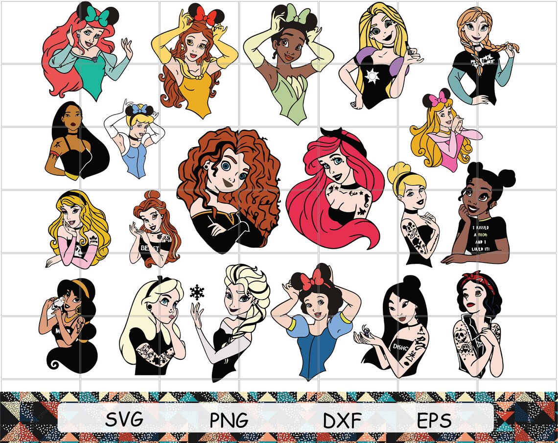 Free Free 125 Layered Princess Svg SVG PNG EPS DXF File