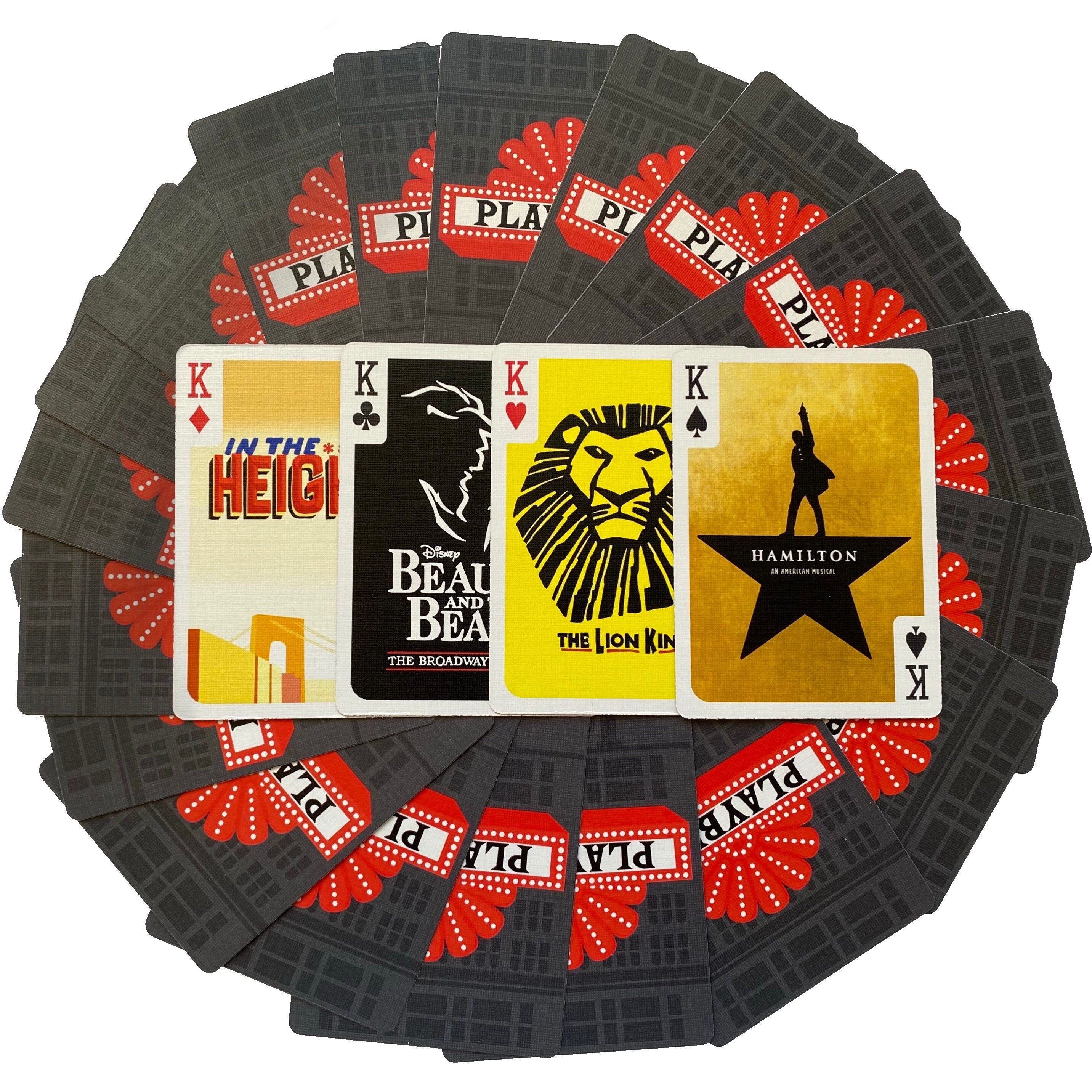 Musical Playbill Playing Cards - Etsy