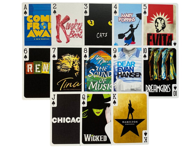 Musical theatre playing cards image 2