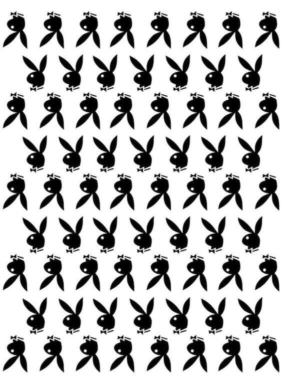 Playboy Bunny Vinyl Stencil for Custom Shoes and Clithes | Etsy