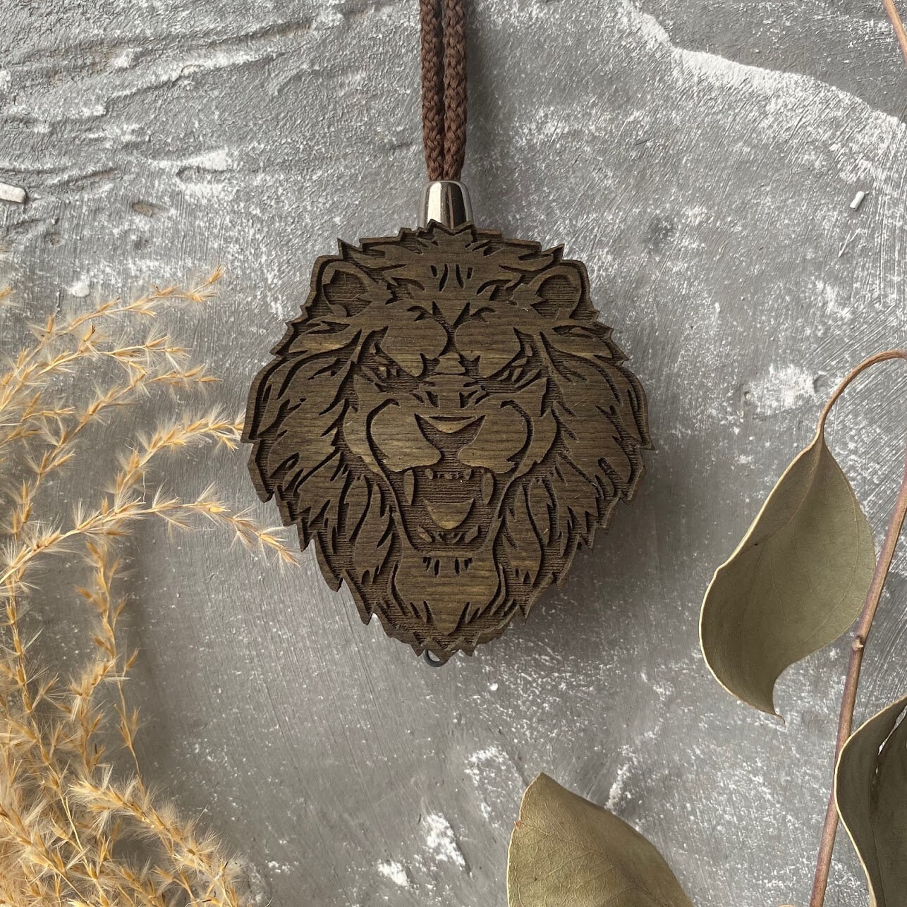 Lion Face Hanging Car Air Freshener Pendant Lion Face Aroma Etsy UK