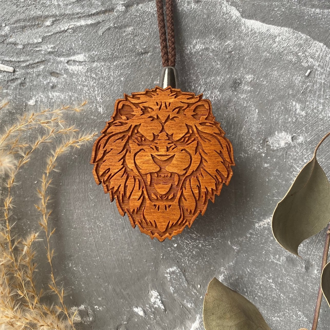 Lion Face Hanging Car Air Freshener Pendant Lion Face Aroma Etsy UK