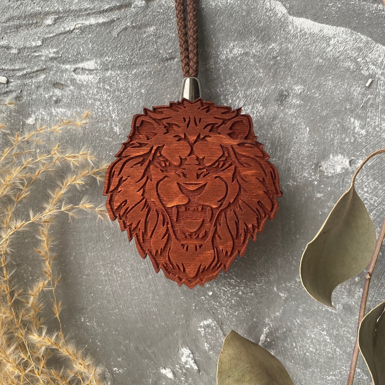 Lion Face Hanging Car Air Freshener Pendant Lion Face Aroma Etsy UK