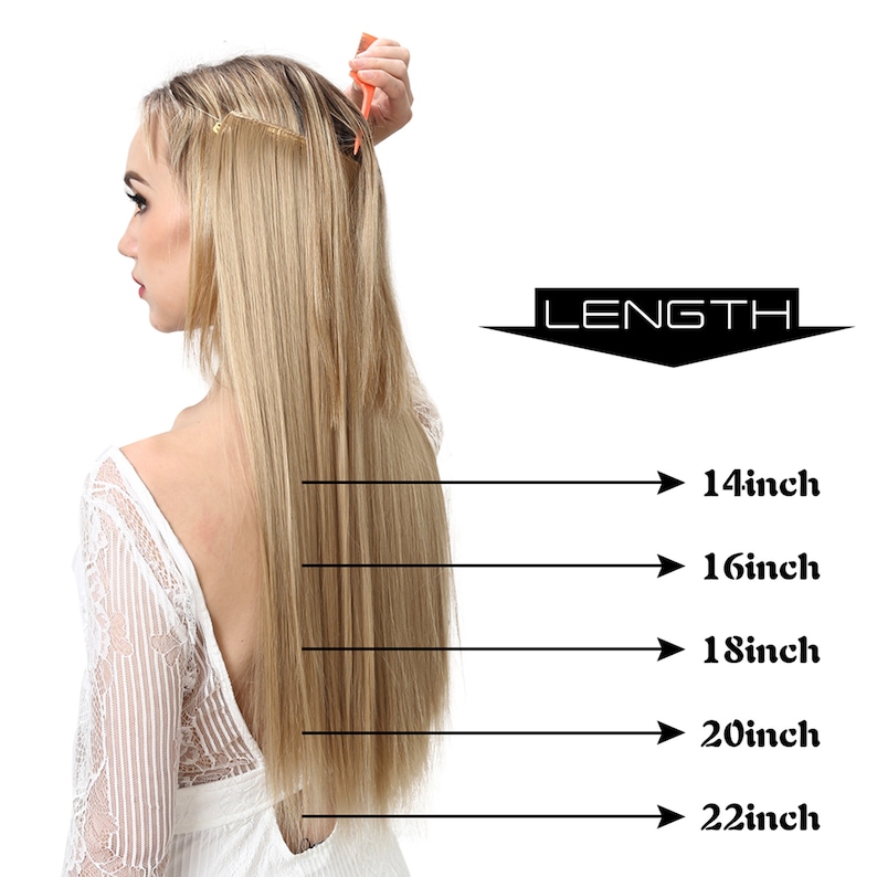 Halo Hair Extension Ombre Synthetic Invisible Wire in Straight Etsy