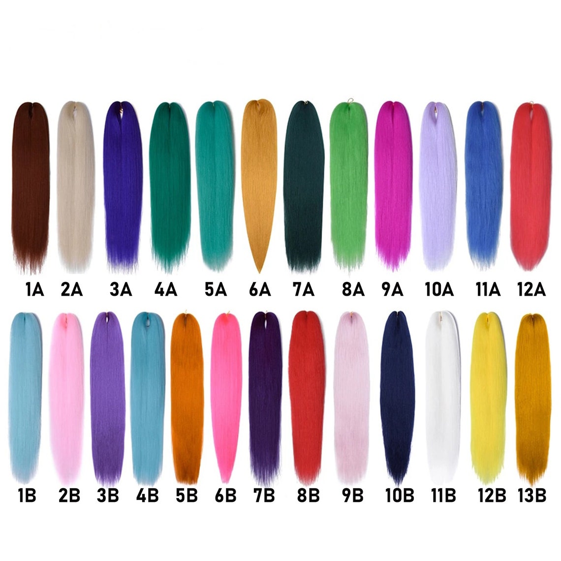 Prestretched EZ Braiding Hair Extensions Professional Etsy