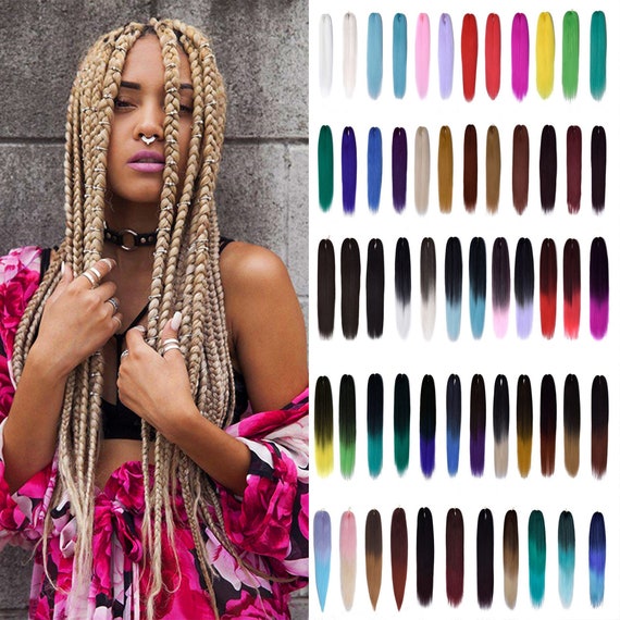 Ombre Braiding Synthetic Hair Extension for Crochet Box Braids