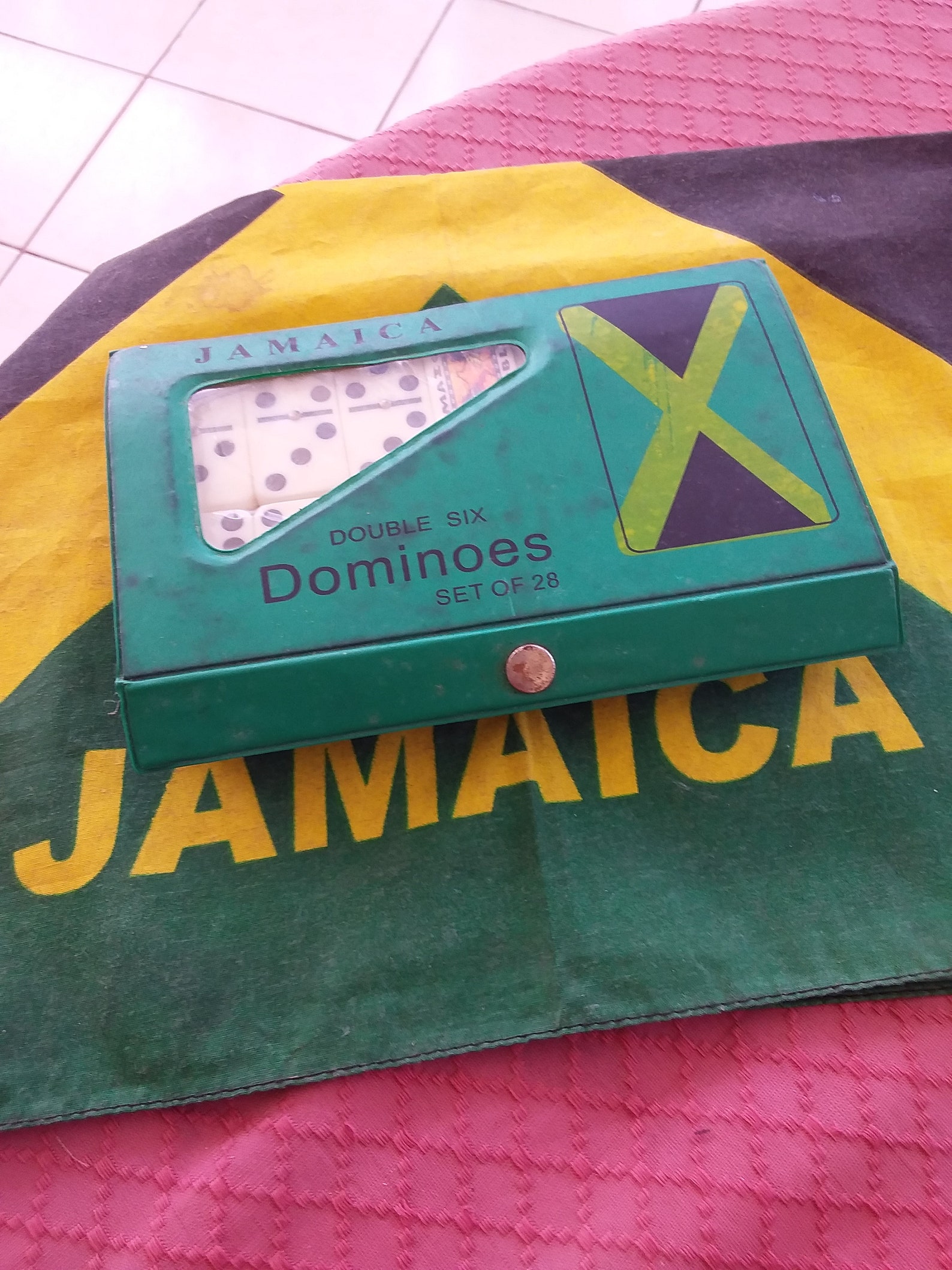 Dominoes Jamaica No Problem Double six 28 bone' Etsy