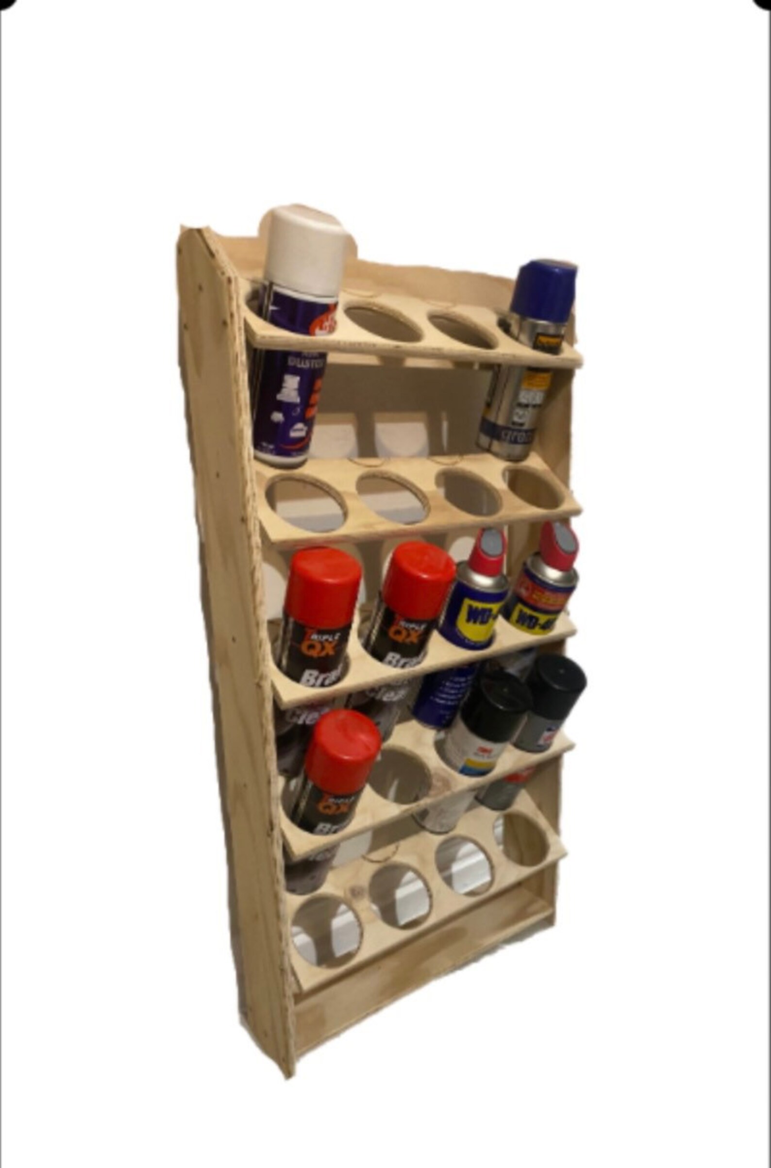 20 can spray can storage rack aerosol detailing Etsy