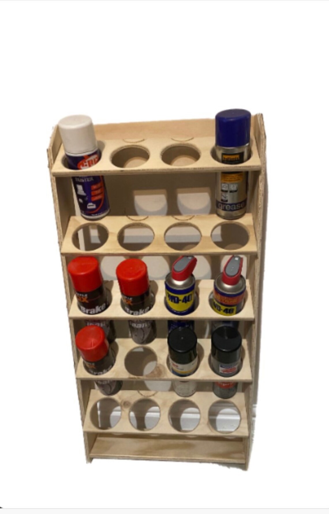 20 can spray can storage rack aerosol detailing Etsy