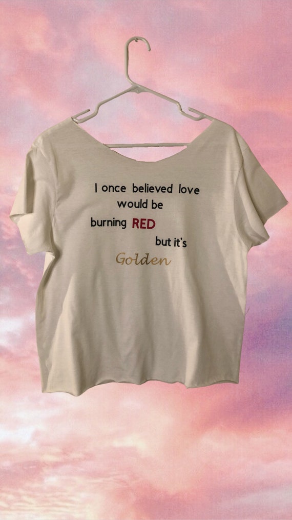 Taylor Swift Daylight Lover Era off the Shoulder White Crop