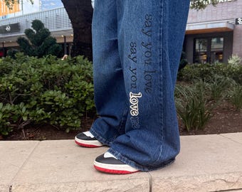 Untouched XO, inspired Addison denim jeans