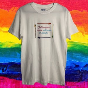 Follow Your Arrow White Unisex T-Shirt, Inspired Kacey Musgraves
