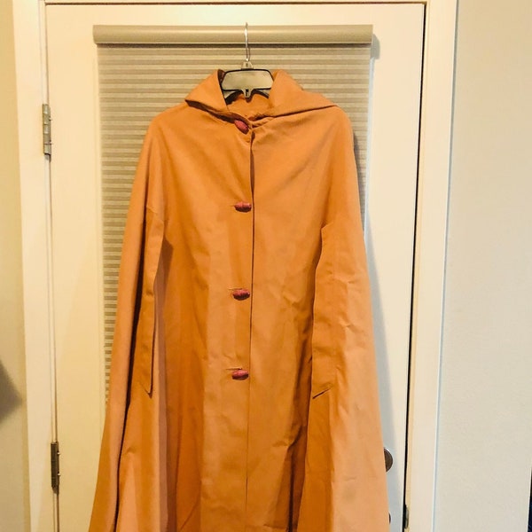 ILGWU Woman's Labor Union Vintage Overcoat Cape, Hohe Qualität, Made in USA