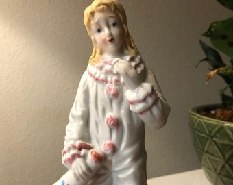 Vintage Girl Clown Figurine