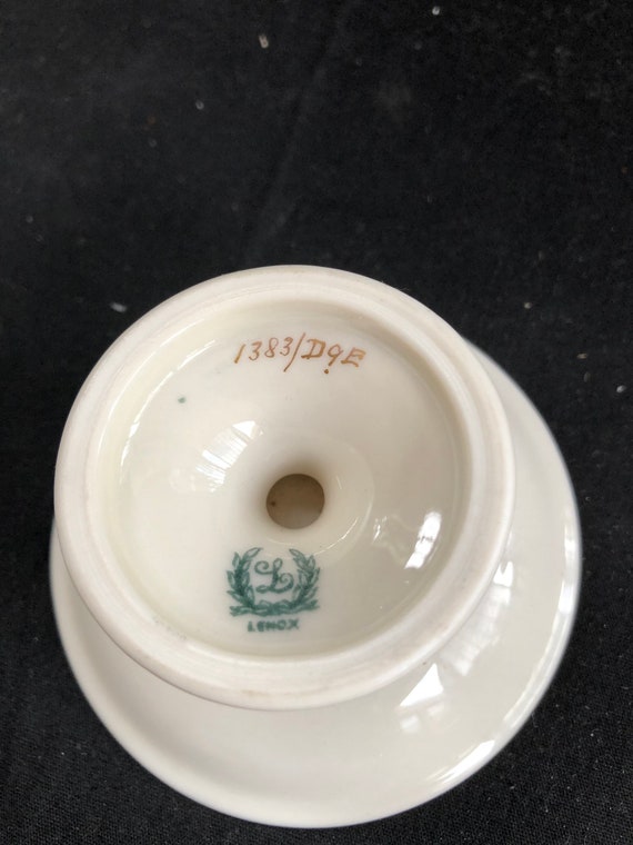 Vintage Elegant Lenox Pedestal Trinket Dish - image 2