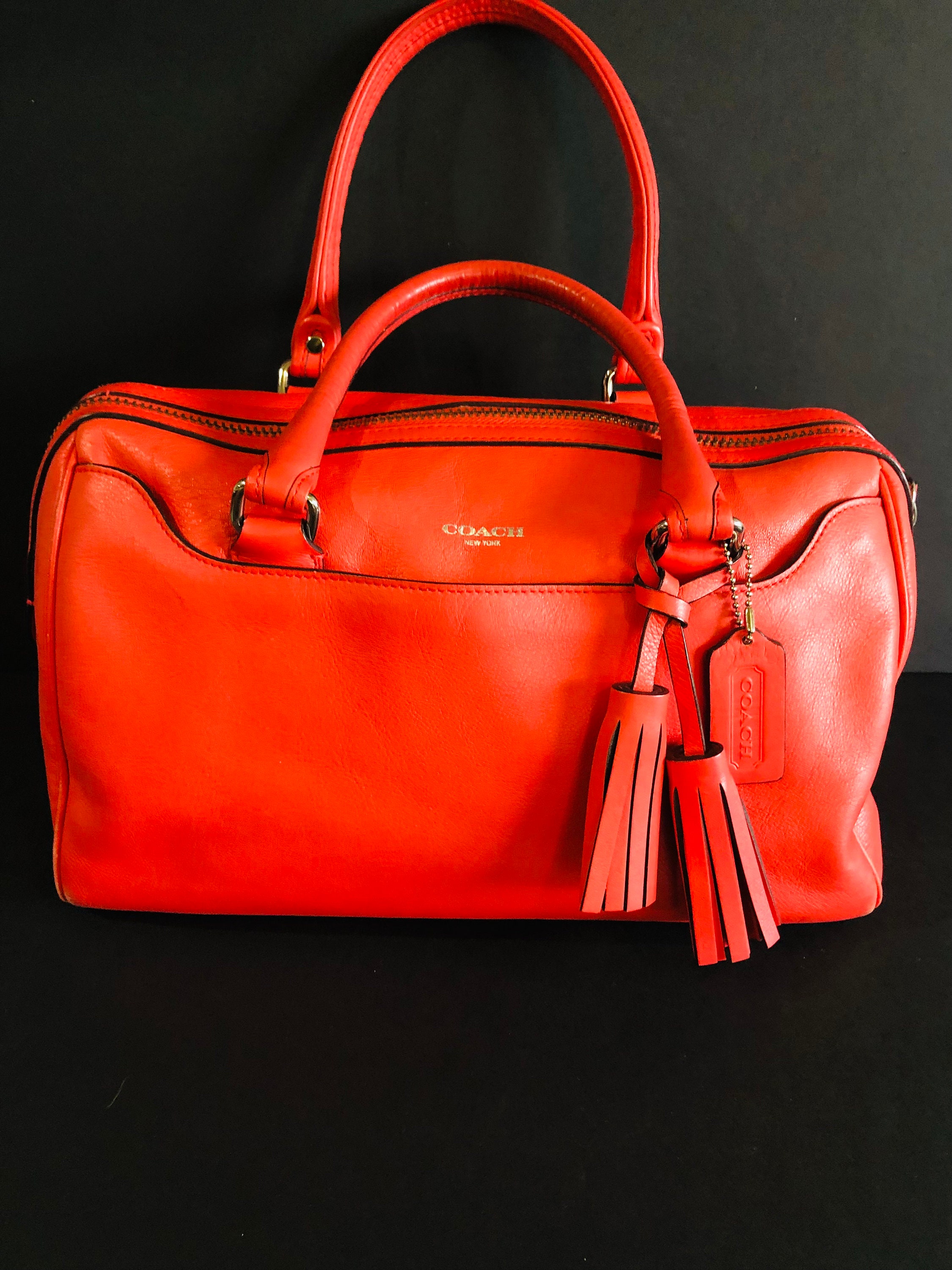 Coach store coral bag