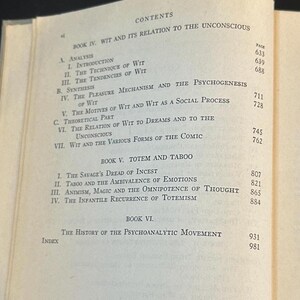 The Basic Writings Of Sigmund Freud Modern Library Relié Années 50 image 11