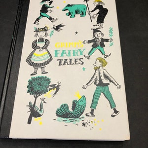 Vintage Grimm's Fairy Tales Book – 1954 Illustrated Hardcover – Classic Children's Stories – Midcentury Literature – Gift for Book Lovers