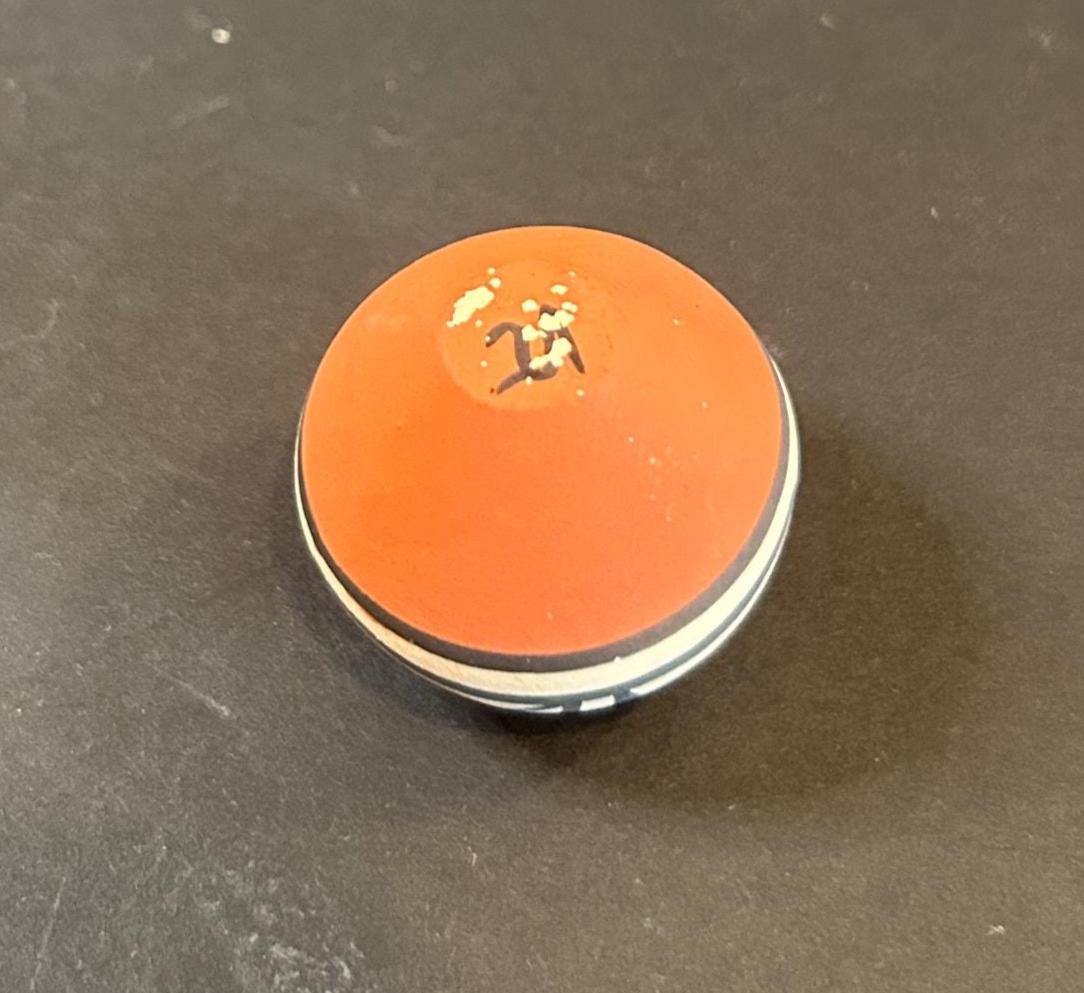 Vintage Acoma Pueblo Miniature Seed Pot: Hand-painted Native