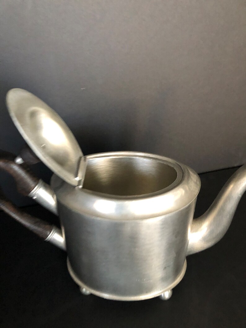 Steiff Newport Pewter Teapot and Creamer and Sugar Etsy