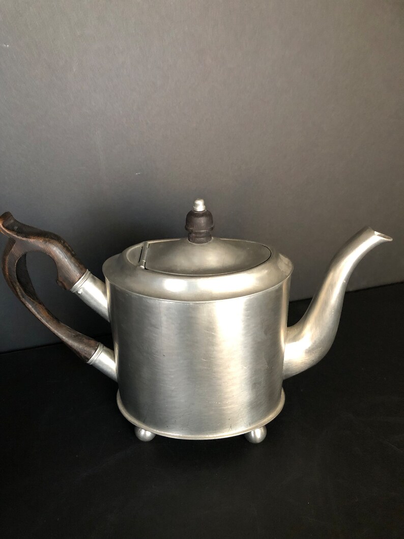 Steiff Newport Pewter Teapot and Creamer and Sugar Etsy