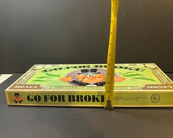 Vintage 1965 Go for Broke Board Game by Selchow & Righter Co. - Etsy