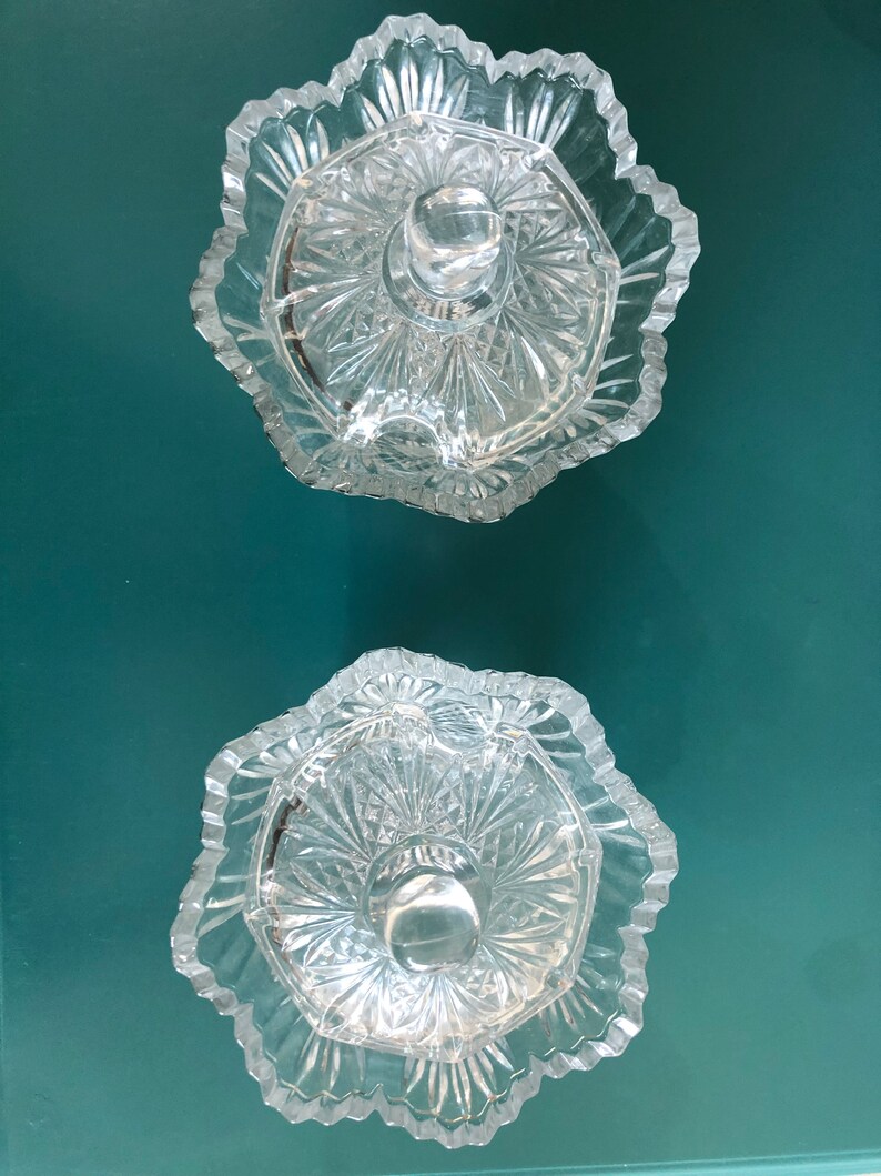Authentic Studio Nova Japan Crystal Condiment Dish Coved Etsy