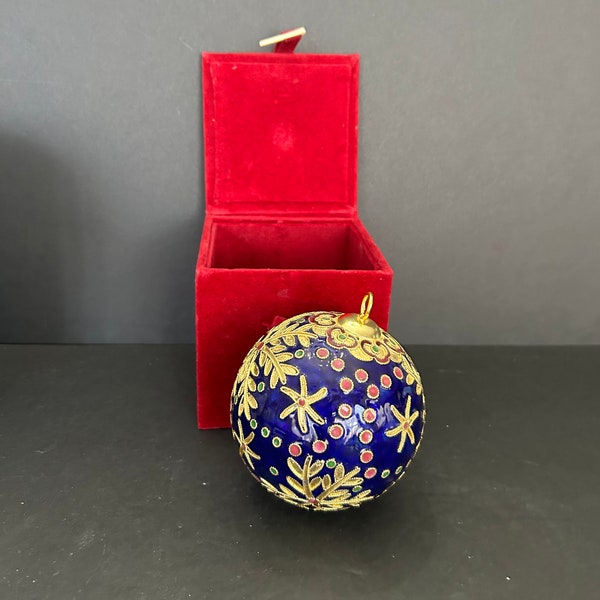 Cloisonne christmas bells