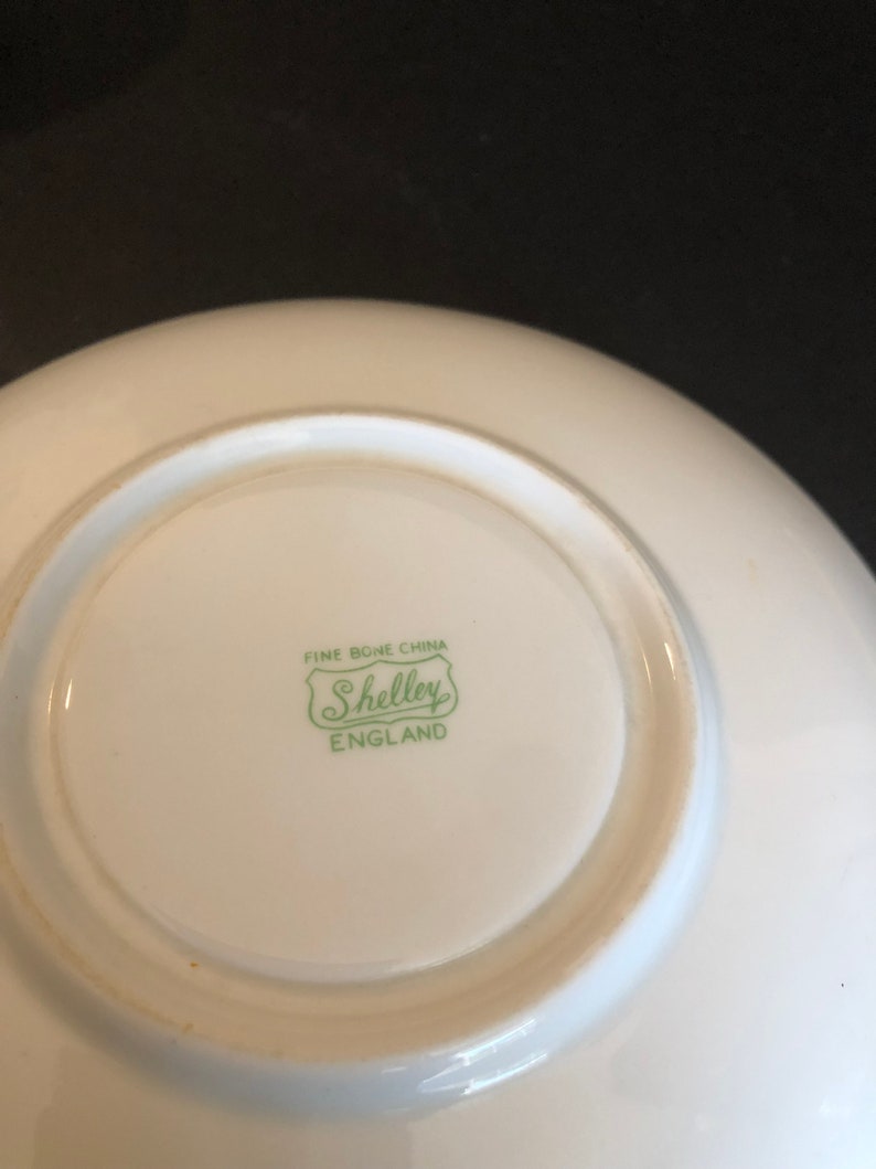 Shelley Fine Bone China Lily of the Valley Tea Cup and Saucer Etsy