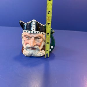 Vintage Royal Doulton Viking Character Jug D6502 England 1958 Toby Mug Dragon Handle
