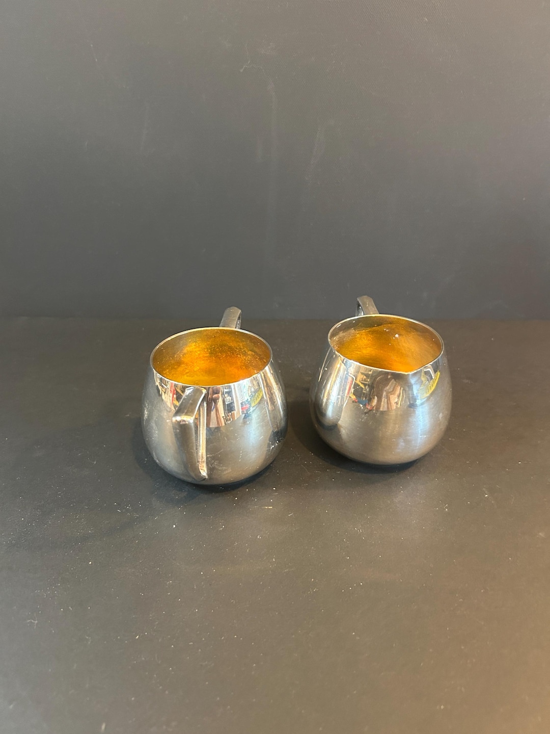 Vintage Empire Crafts Quadruple Plate Sugar and Creamer Set – Mid