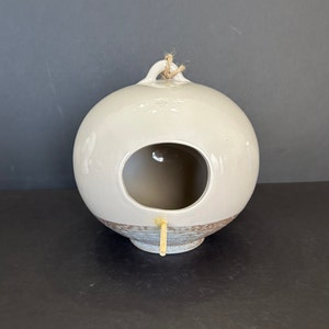 Birdhouse by HD Designs Outdoor Ceramic  Like New, Gift Idea, Mother's Day Gift