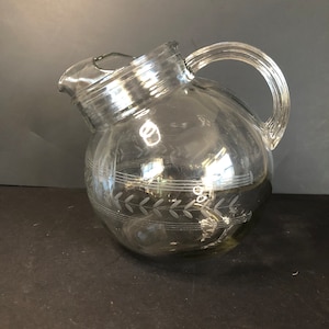 Ball Pitcher by Anchor Hocking