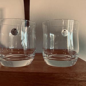 Set of Two Vintage Royal Bavarian Crystal Glasses, Made in Germany, Elegant Vintage Barware, Perfect for Whiskey or Cocktails, Luxury Gift