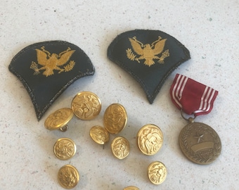 Military Patches Uniform Buttons