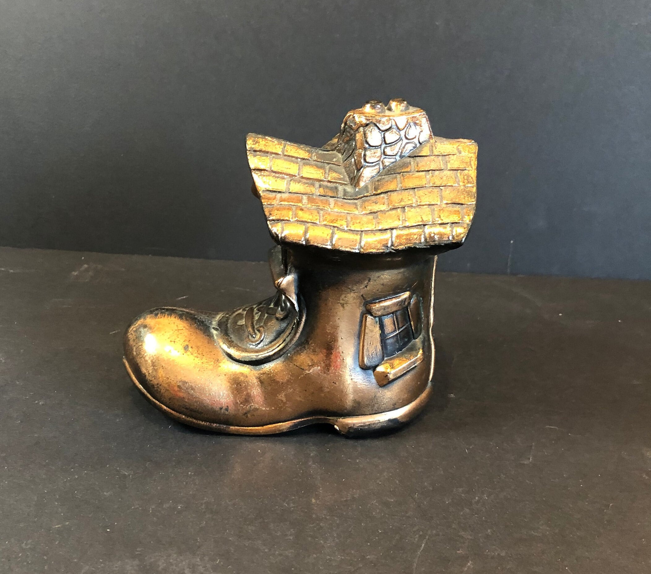 Vintage Brass Penny Bank Bank - Etsy