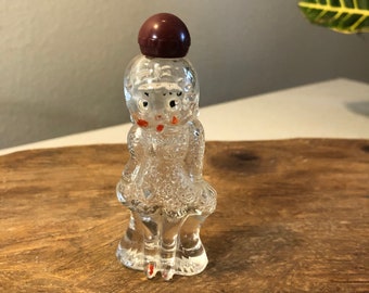 1940s Betty Boop Glass Perfume Bottle with Bakelite Lid